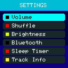 Mp3 player — Screen 94660, a TFT_eSPI interface for a 240×240 display