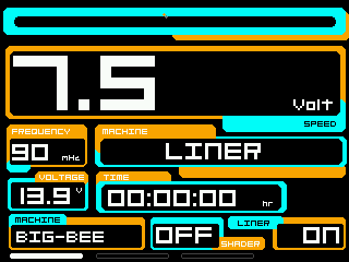 Tattoo_Dashboard — Main, a TFT_eSPI interface for a 320×240 display