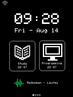 Firefly Lantern UI — Overview, a TFT_eSPI interface for a 240×320 display
