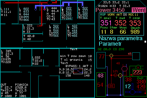 home assistant — Screen 2672, a TFT_eSPI interface for a 480×320 display
