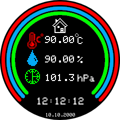 GC9A01 — Infoor, a TFT_eSPI interface for a 240×240 display