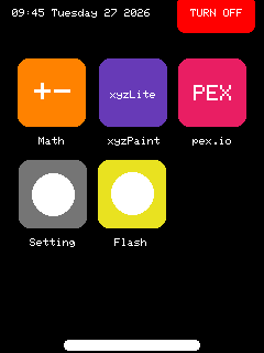 FlashOS 1 — Lockscreen, a TFT_eSPI interface for a 240×320 display