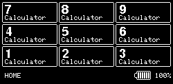inkSum — Menu, a Adafruit GFX (monochrome) interface for a 250×122 display