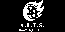 ARTS UI — boot-up, a U8g2 interface for a 128×64 display