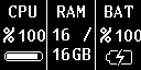 Acitivty Monitor New — Screen 82786, a U8g2 interface for a 128×64 display