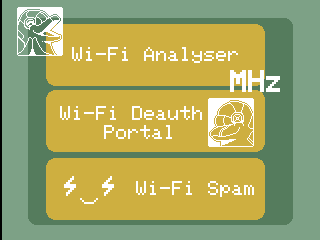 mini hackzin — Screen 92673, a TFT_eSPI interface for a 320×240 display