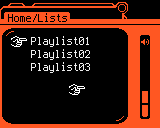 mp3 — Home, a CircuitPython interface for a 160×128 display