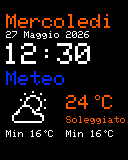 Citydesk — Screen 80645, a TFT_eSPI interface for a 128×160 display
