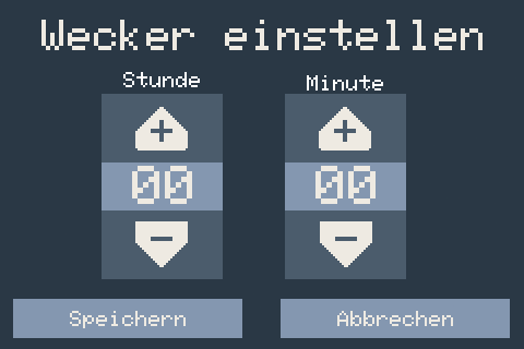 Mattis Wecker 2 — UNUSED, a TFT_eSPI interface for a 480×320 display